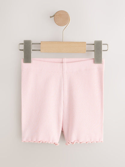 Pink Cycle Shorts 5 Pack (3mths-7yrs) image 4