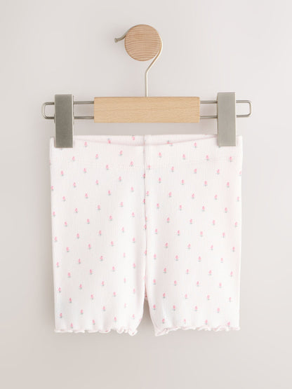 Pink Cycle Shorts 5 Pack (3mths-7yrs) image 5