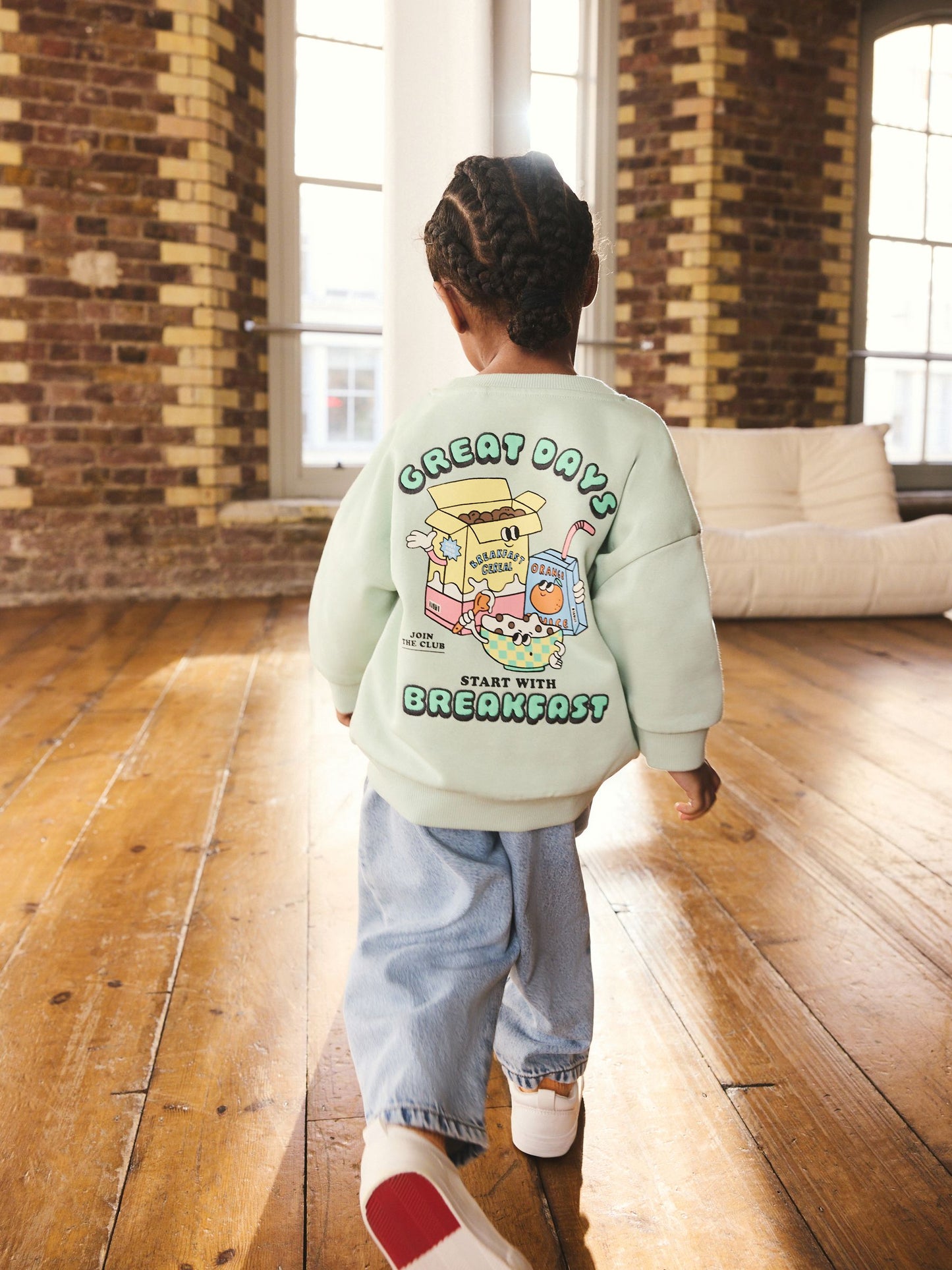 Dsiney Kidz - Back Print Back Printed Crew Neck Sweat Top (3mths-7yrs) image 2