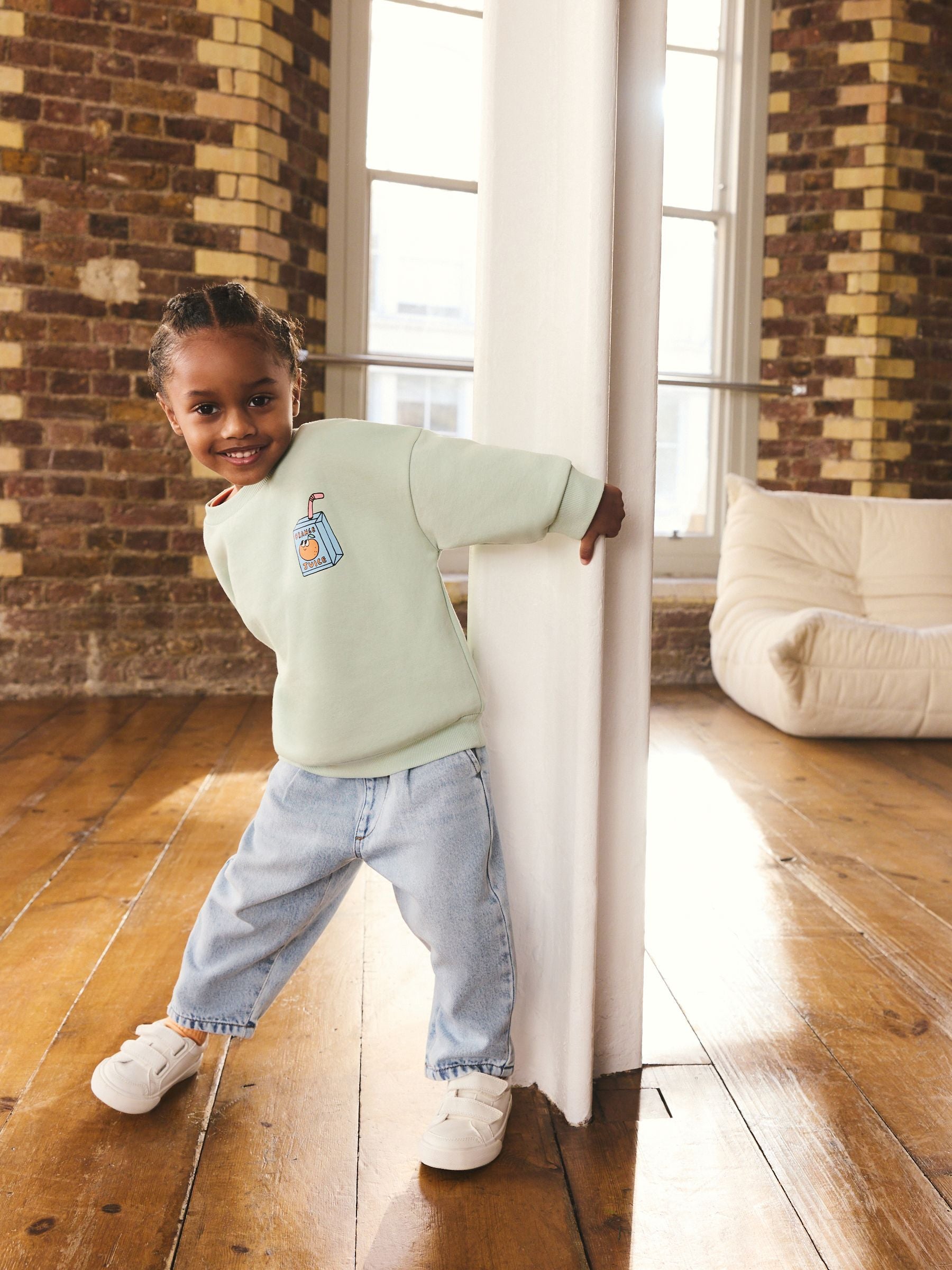 Dsiney Kidz - Back Print Back Printed Crew Neck Sweat Top (3mths-7yrs) image 3