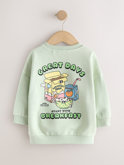 Dsiney Kidz - Back Print Back Printed Crew Neck Sweat Top (3mths-7yrs) image 7