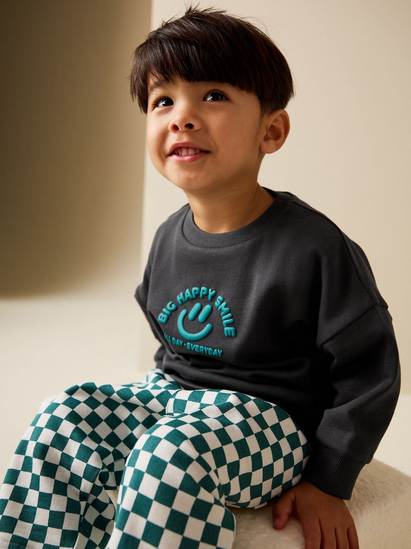 Dsiney Kidz - Dark Grey Printed Crew Neck Sweat Top (3mths-7yrs) image 2