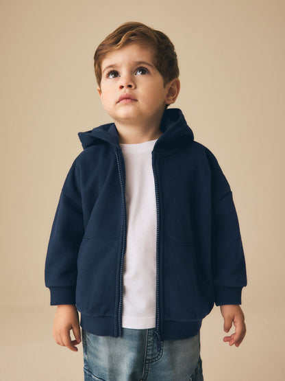 Dsiney Kidz - Navy Blue Zip Thru Hoodie (3mths-7yrs) image 2