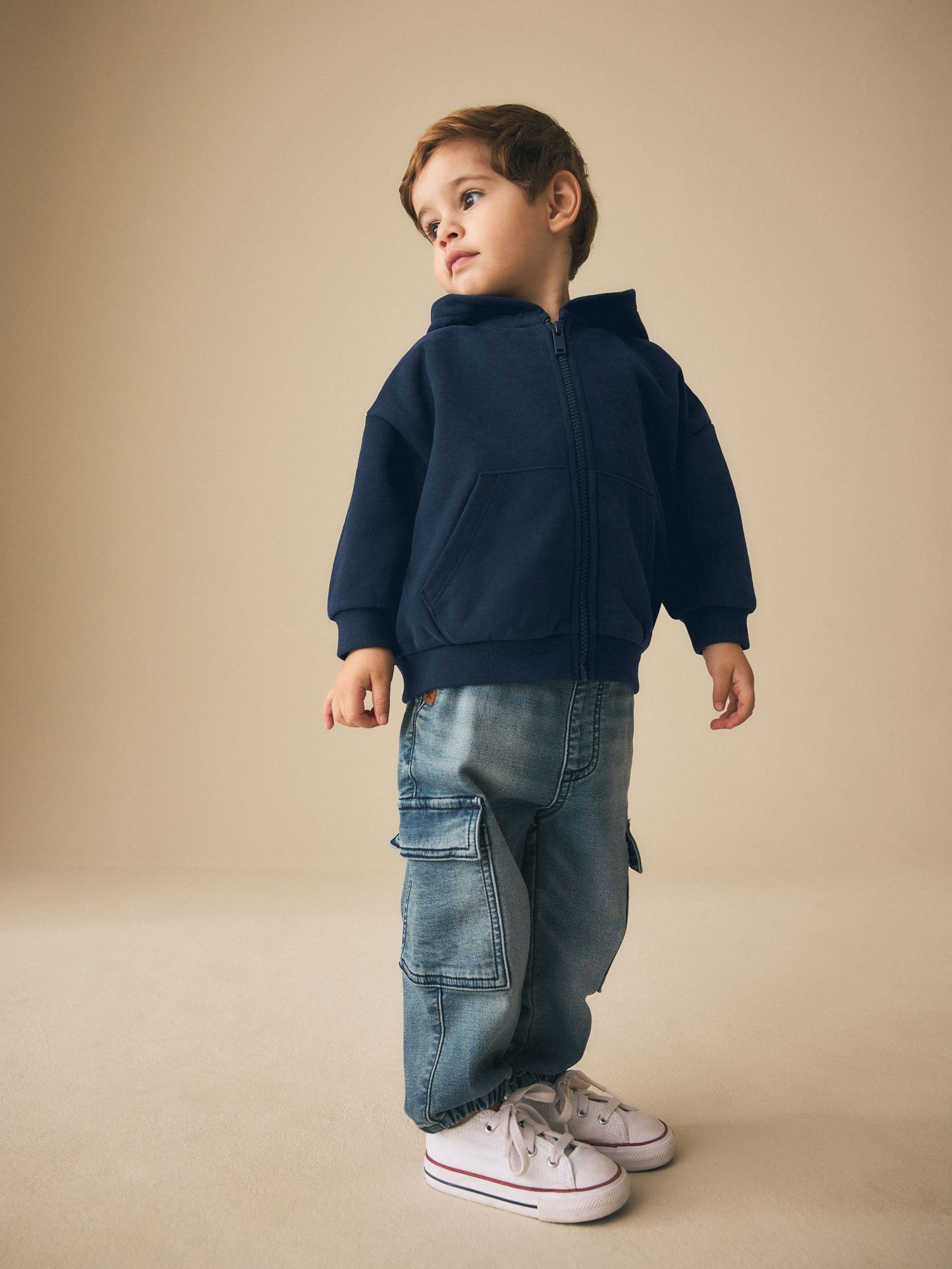 Dsiney Kidz - Navy Blue Zip Thru Hoodie (3mths-7yrs) image 4