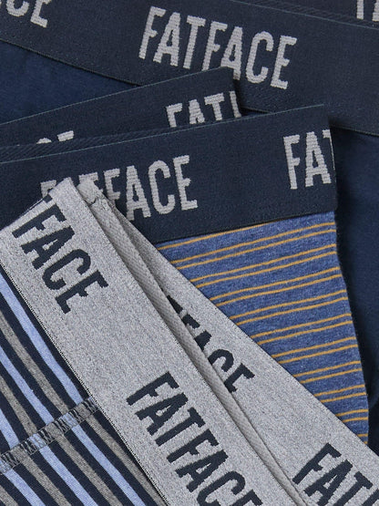Dsiney Kidz - FatFace 3 Pack Navy Stripe Boxers image 3