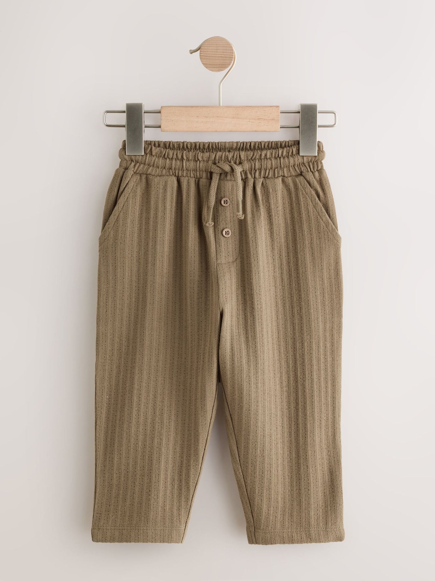 Tan Brown Textured Jersey Joggers (3mths-7yrs) image 4