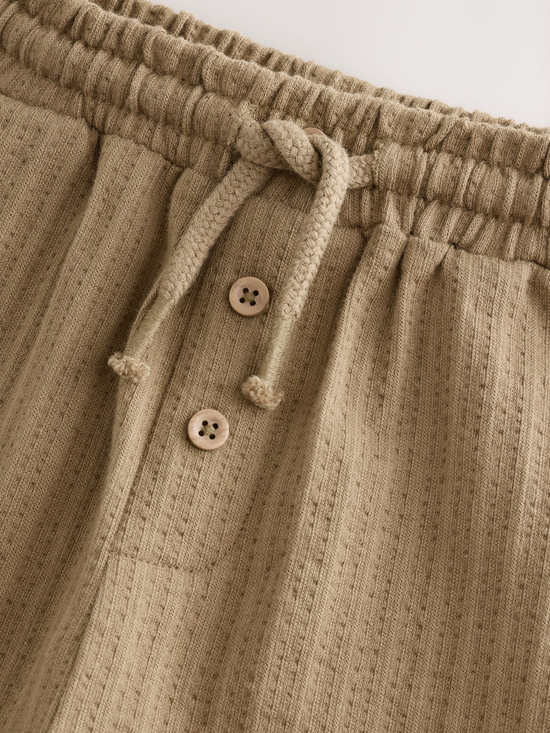 Tan Brown Textured Jersey Joggers (3mths-7yrs) image 6