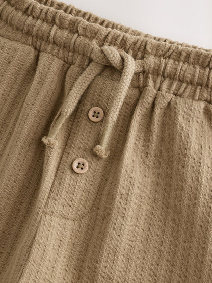 Tan Brown Textured Jersey Joggers (3mths-7yrs) image 6