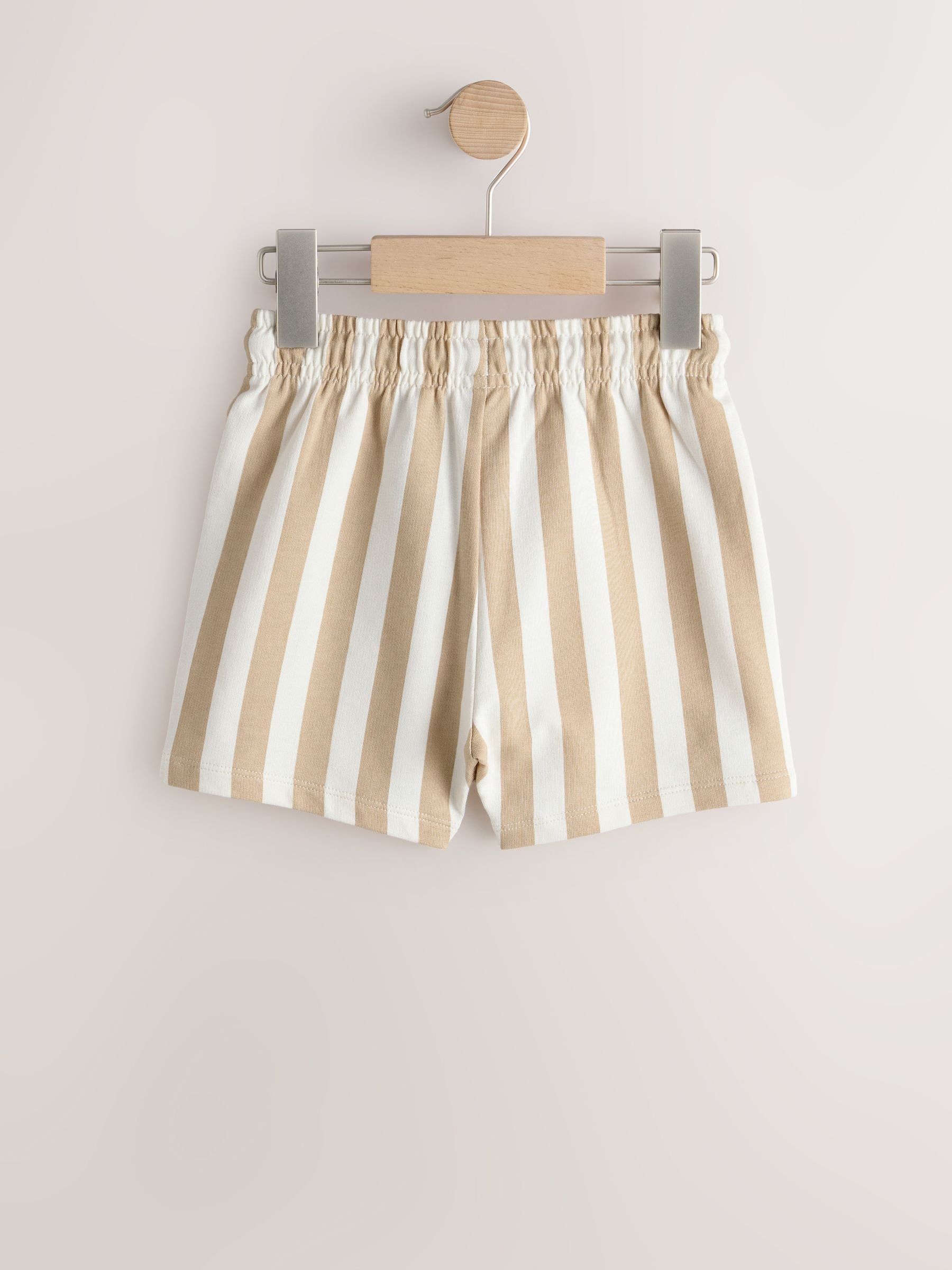 Dsiney Kidz - Cement/Ecru Stripe Jersey Shorts (3mths-7yrs) image 5