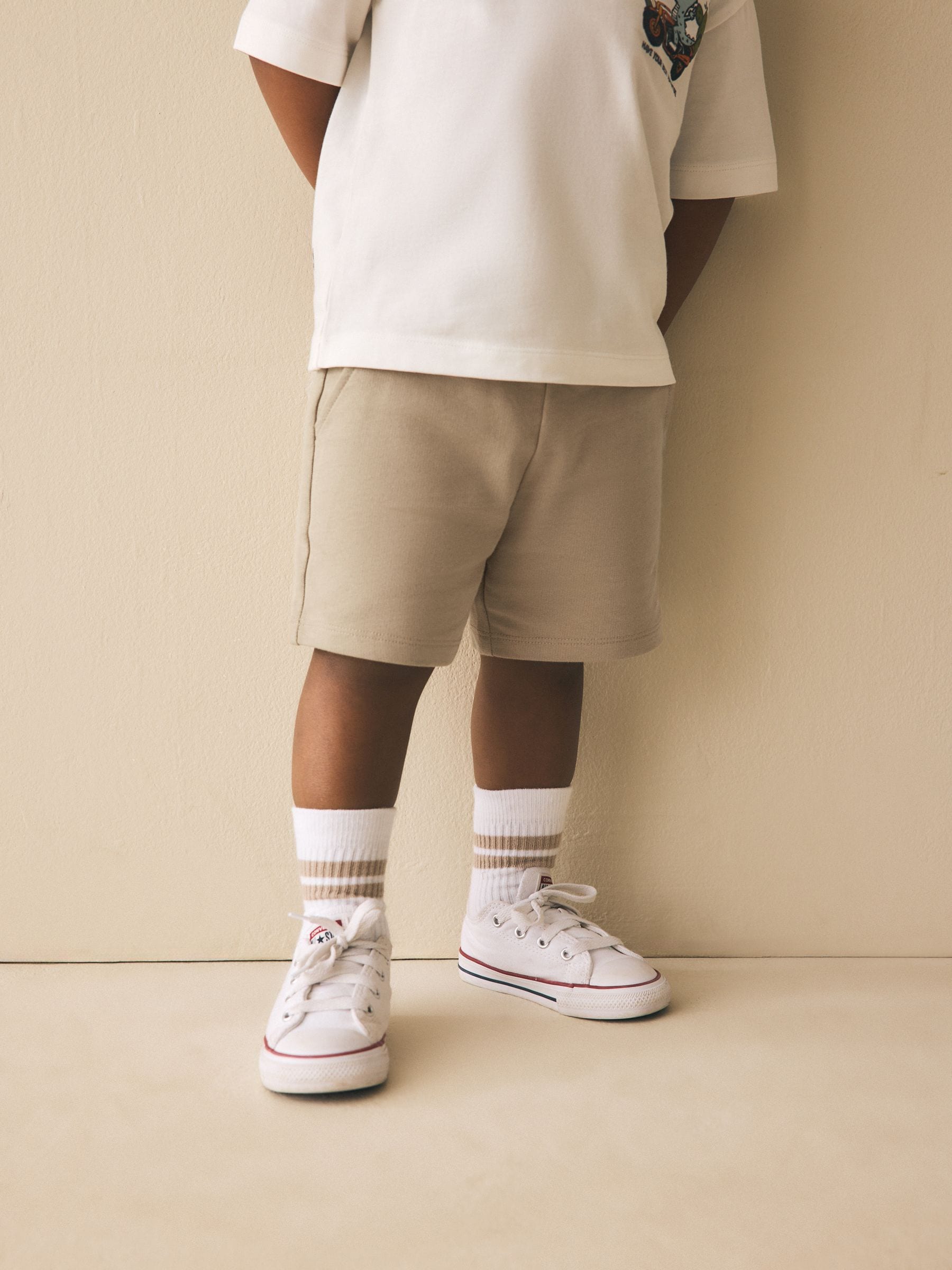 Dsiney Kidz - Tan Brown Jersey Shorts (3mths-7yrs) image 4