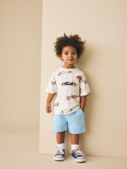 Dsiney Kidz - Light Blue Jersey Shorts (3mths-7yrs) image 2