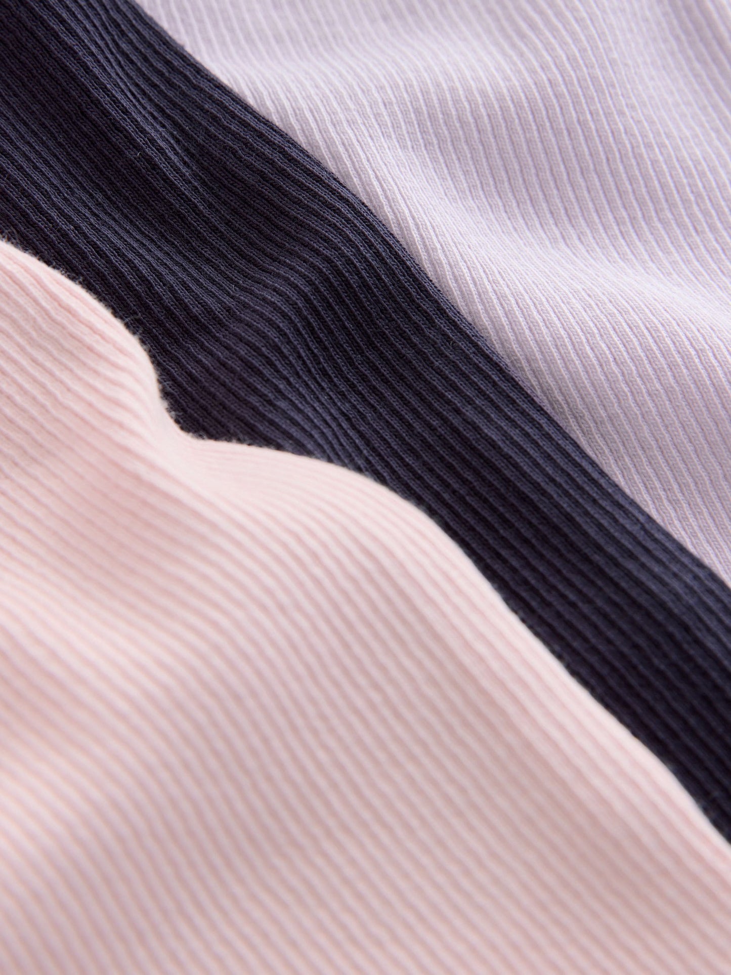 Baker by Ted Baker Pink/Purple Ribbed Long Sleeve T-Shirts 3 Pack image 6