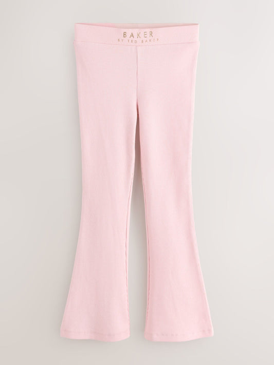 Baker by Ted Baker Multi Ribbed Flares Leggings 3 Pack image 2