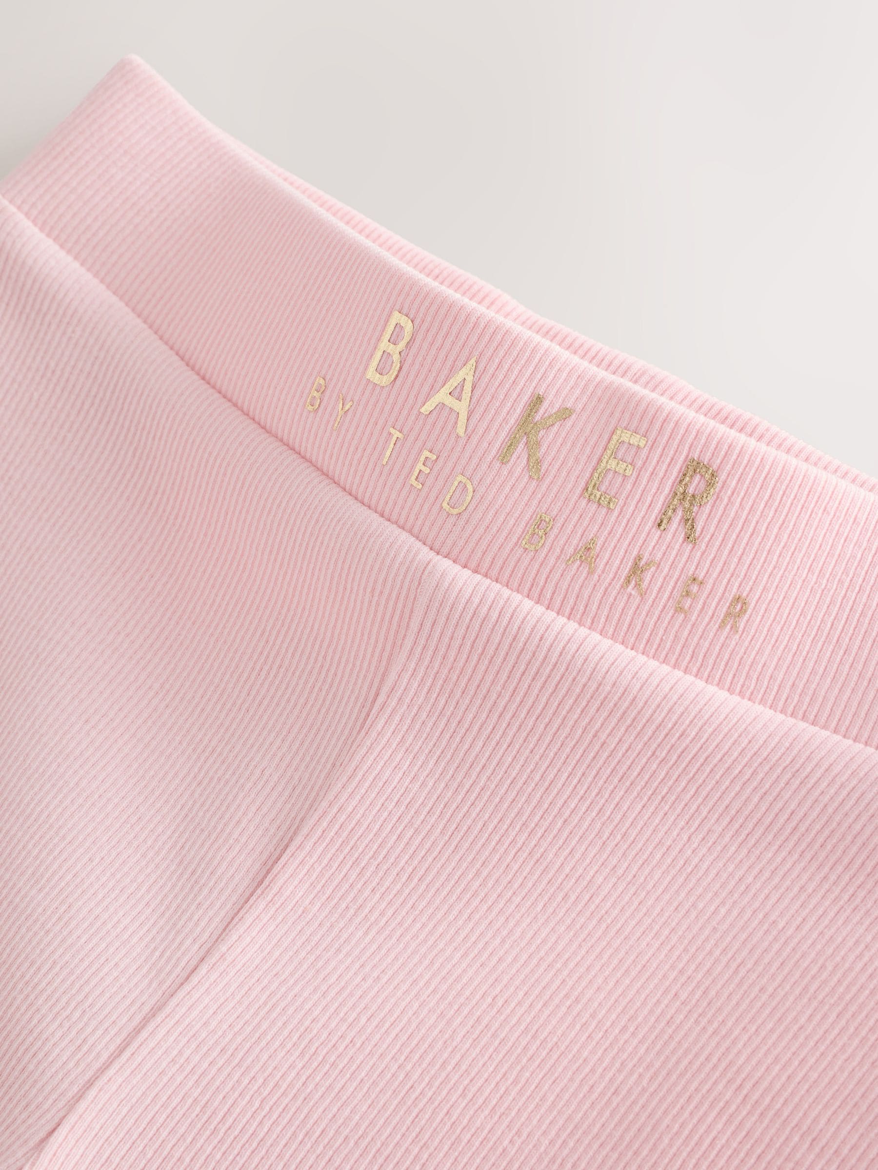 Baker by Ted Baker Multi Ribbed Flares Leggings 3 Pack image 7