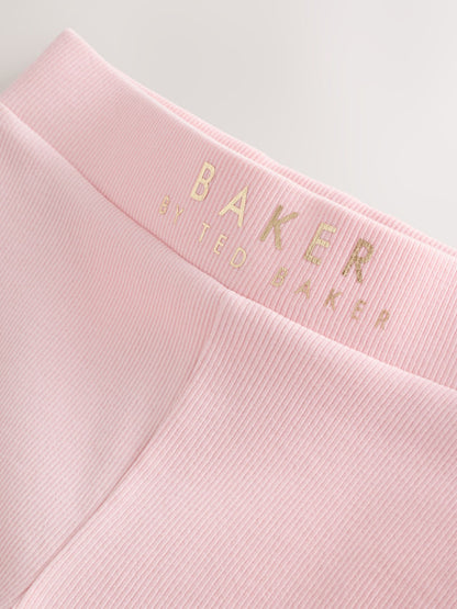 Baker by Ted Baker Multi Ribbed Flares Leggings 3 Pack image 7