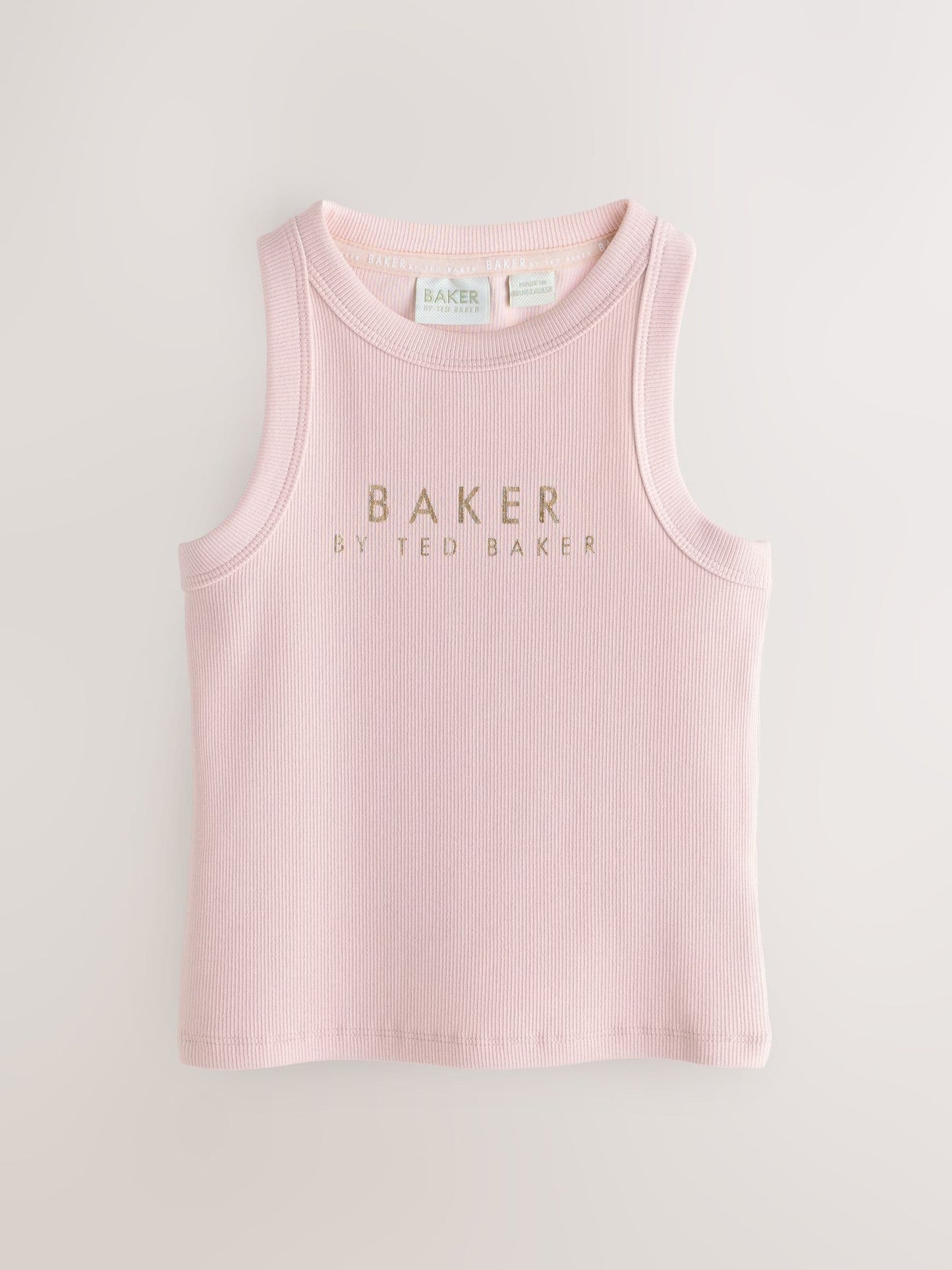 Baker by Ted Baker 3 Pack Ribbed Racer Vests image 2