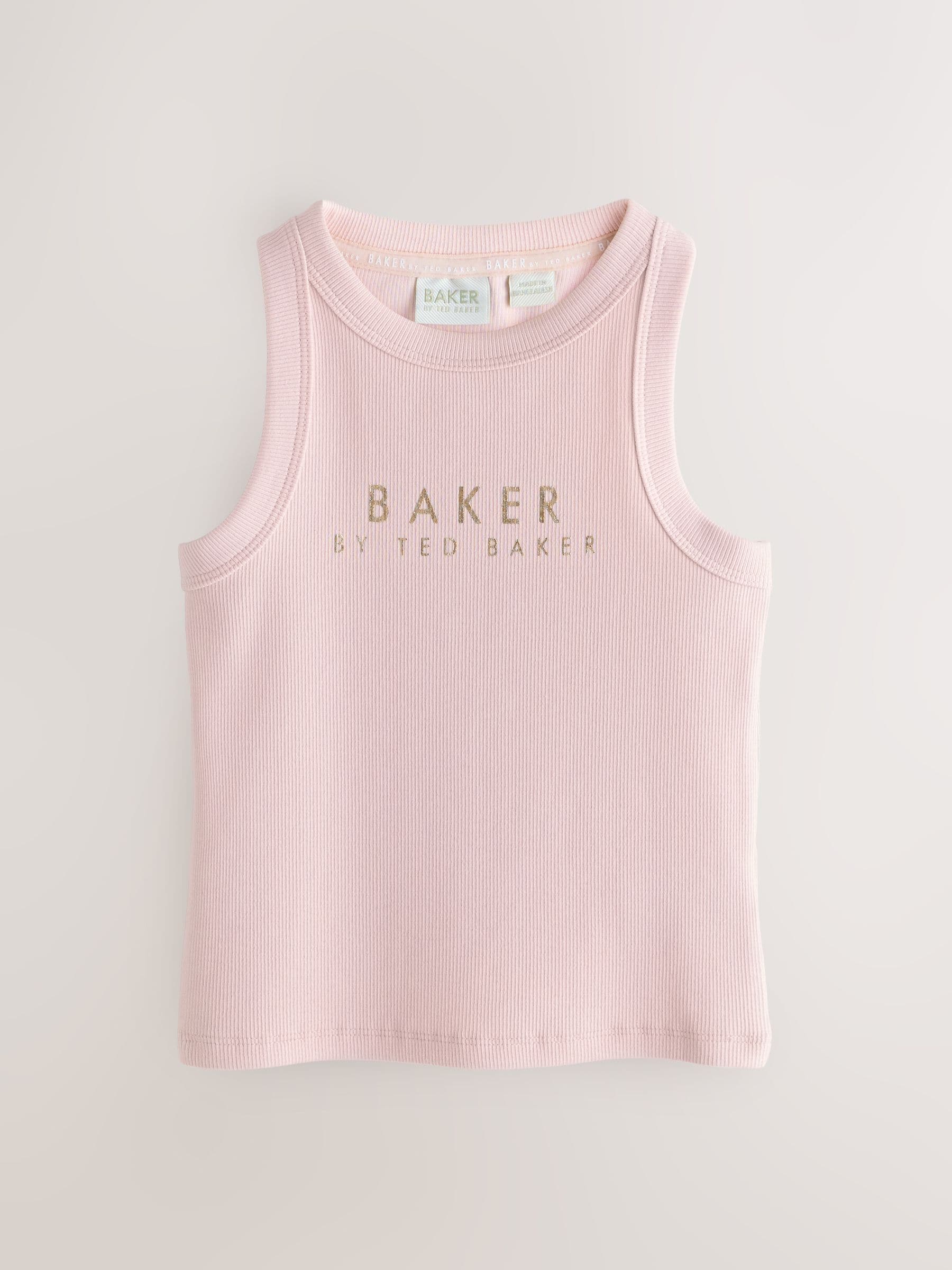 Baker by Ted Baker 3 Pack Ribbed Racer Vests image 2