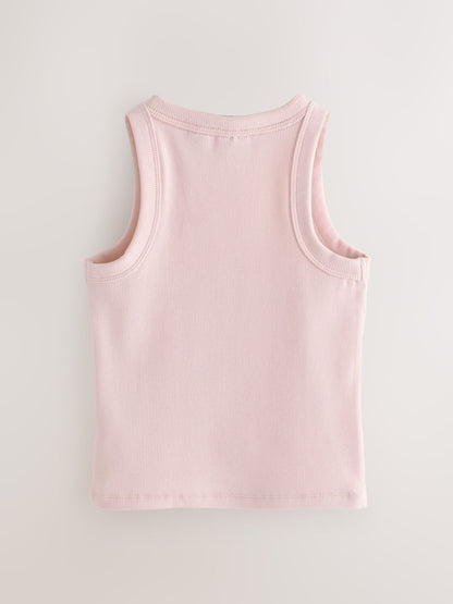 Baker by Ted Baker 3 Pack Ribbed Racer Vests image 3