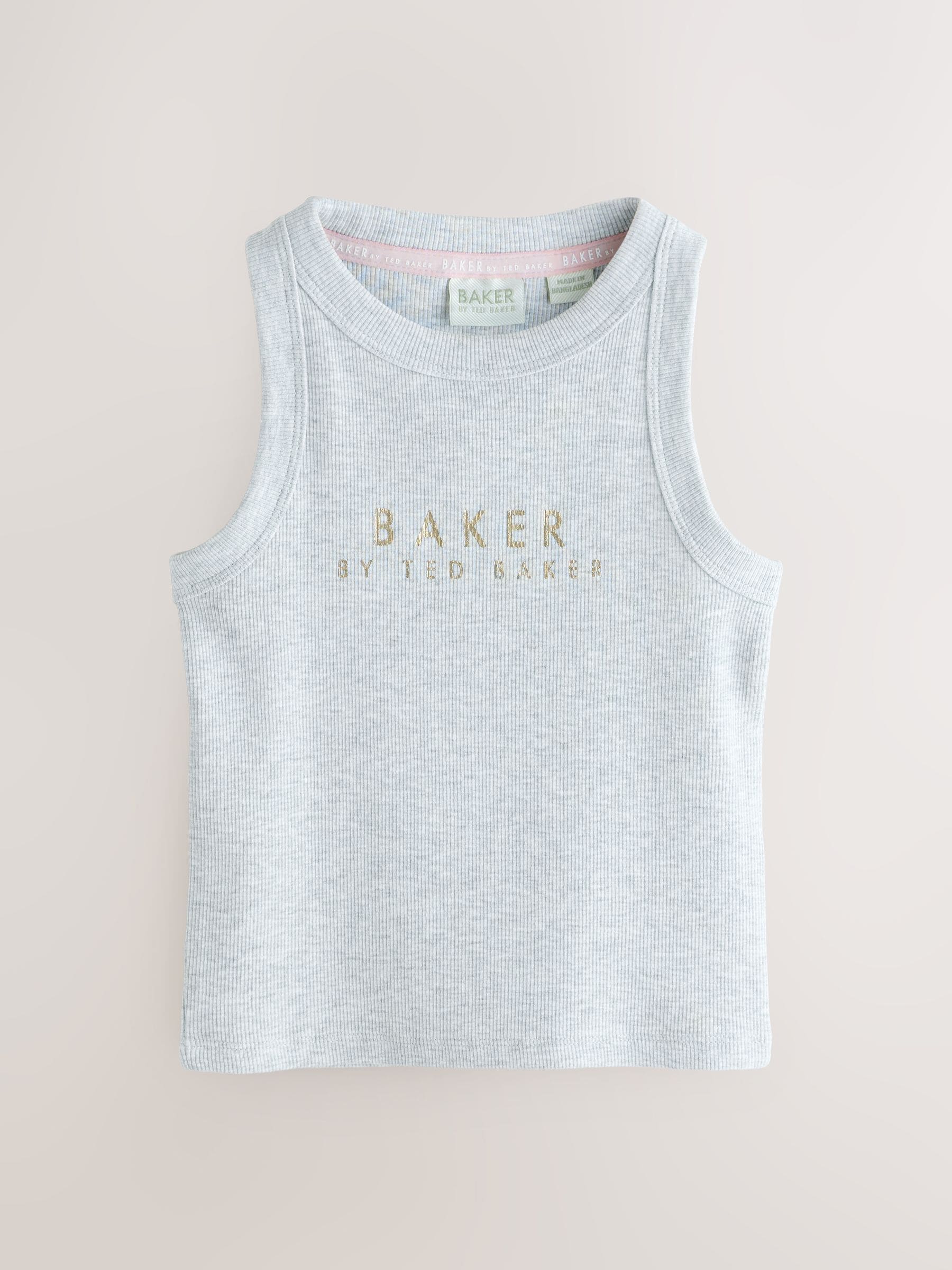 Baker by Ted Baker 3 Pack Ribbed Racer Vests image 4