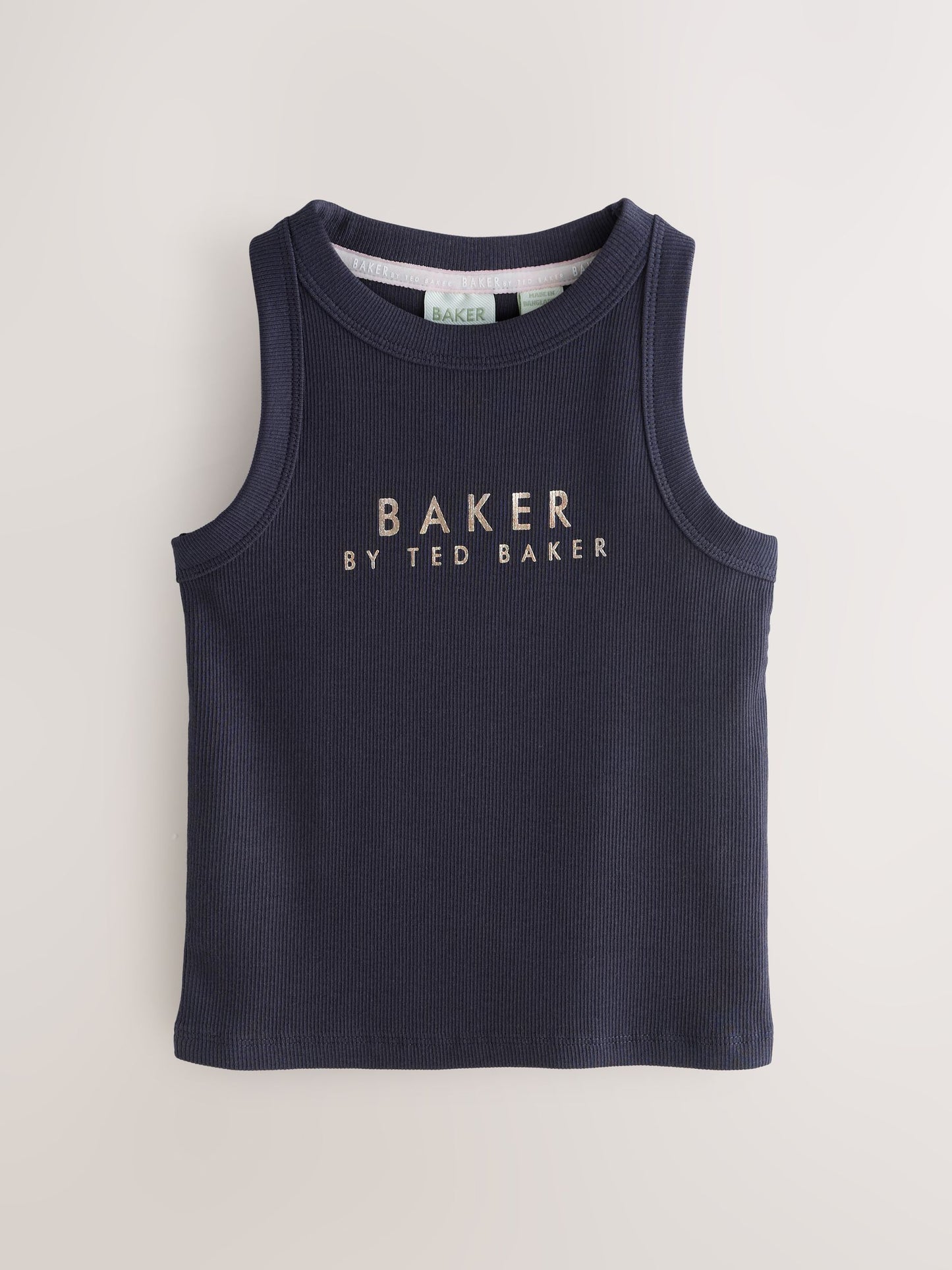 Baker by Ted Baker 3 Pack Ribbed Racer Vests image 5