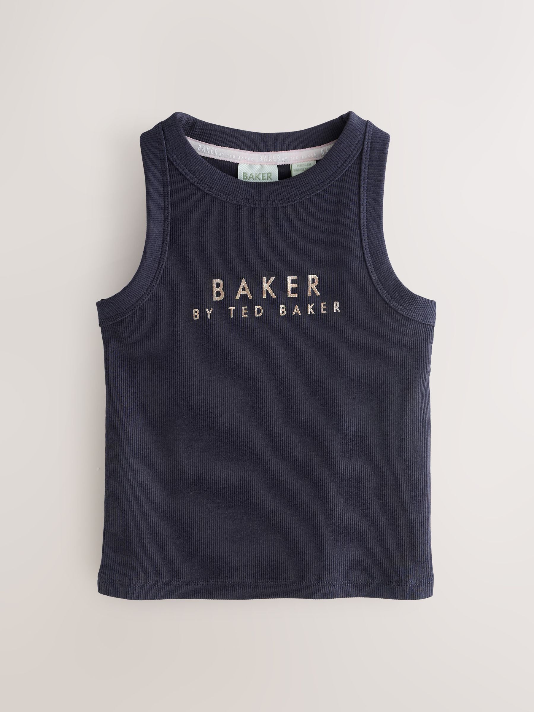 Baker by Ted Baker 3 Pack Ribbed Racer Vests image 5