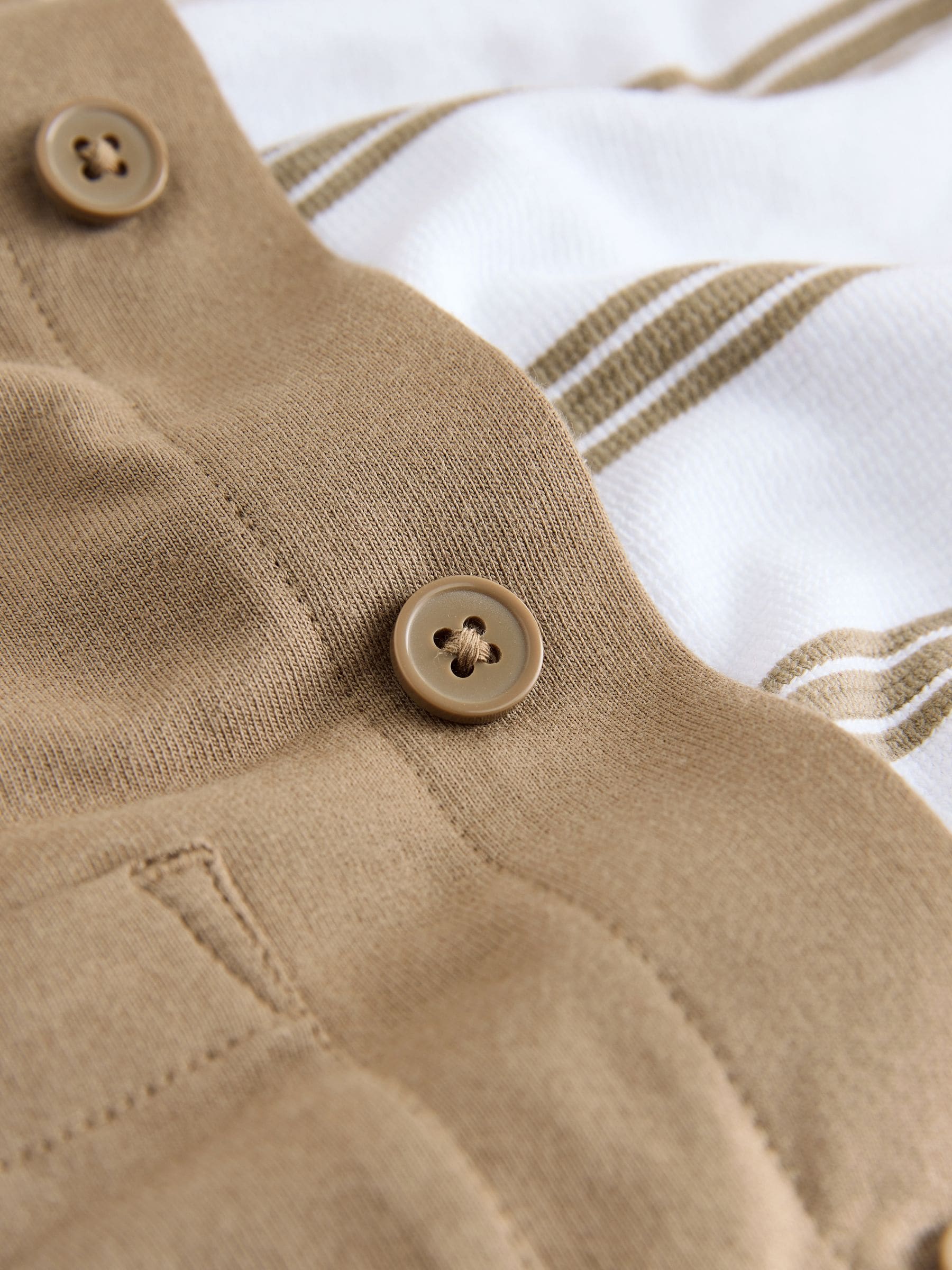 Tan Brown Jersey Shirt T-Shirt and Joggers 3 Piece Set (3mths-7yrs) image 4