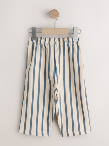 Blue Tan And Stripe Stripe Joggers 3 Pack (3mths-7yrs) image 3