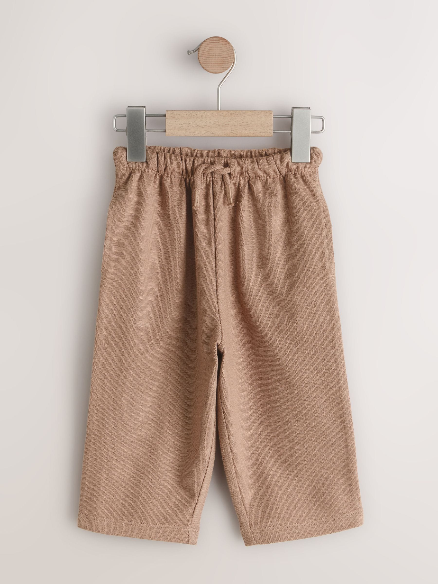 Blue Tan And Stripe Stripe Joggers 3 Pack (3mths-7yrs) image 4