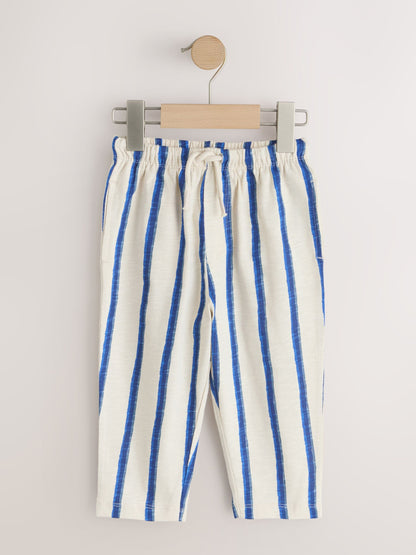 Blue Stripe Joggers 3 Pack (3mths-7yrs) image 4