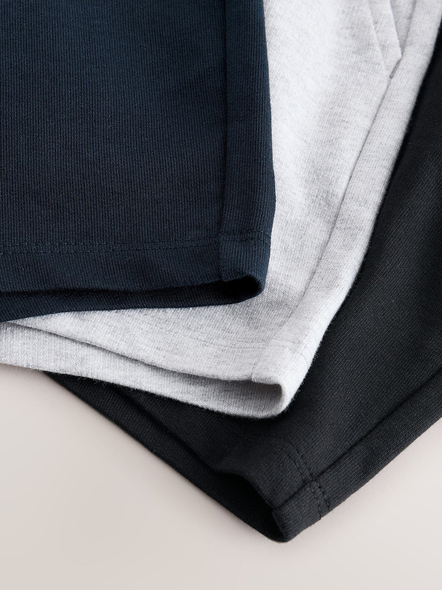 Dsiney Kidz - Black/Grey/Navy Blue Jersey Shorts 3 Pack (3mths-7yrs) image 6