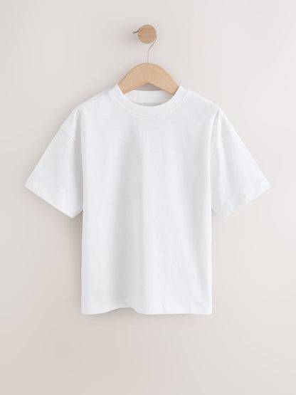 Dsiney Kidz - Black/Green/Blue/White/Rust/Grey Relaxed Fit Short Sleeve T-Shirts 8 Pack (3-16yrs) image 2