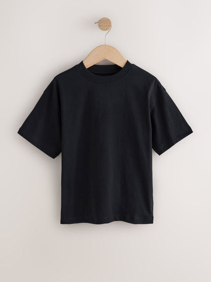 Dsiney Kidz - Black/Green/Blue/White/Rust/Grey Relaxed Fit Short Sleeve T-Shirts 8 Pack (3-16yrs) image 5