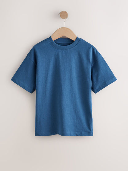 Dsiney Kidz - Black/Green/Blue/White/Rust/Grey Relaxed Fit Short Sleeve T-Shirts 8 Pack (3-16yrs) image 7