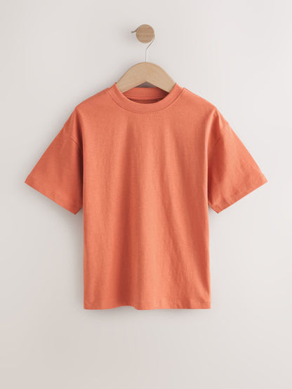 Dsiney Kidz - Black/Green/Blue/White/Rust/Grey Relaxed Fit Short Sleeve T-Shirts 8 Pack (3-16yrs) image 8