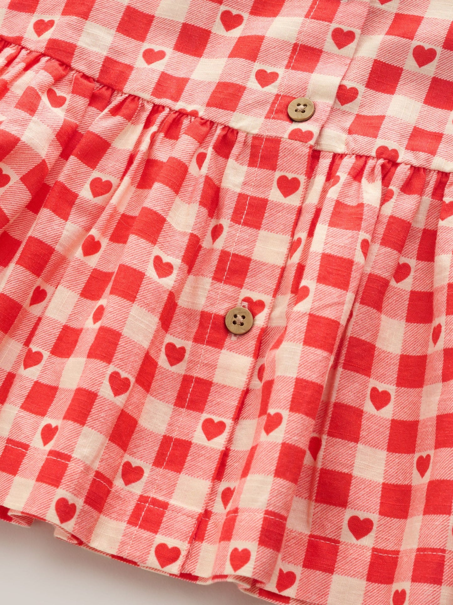 Dsiney Kidz - Red Heart Short Sleeve Cotton Dress (3mths-8yrs) image 8