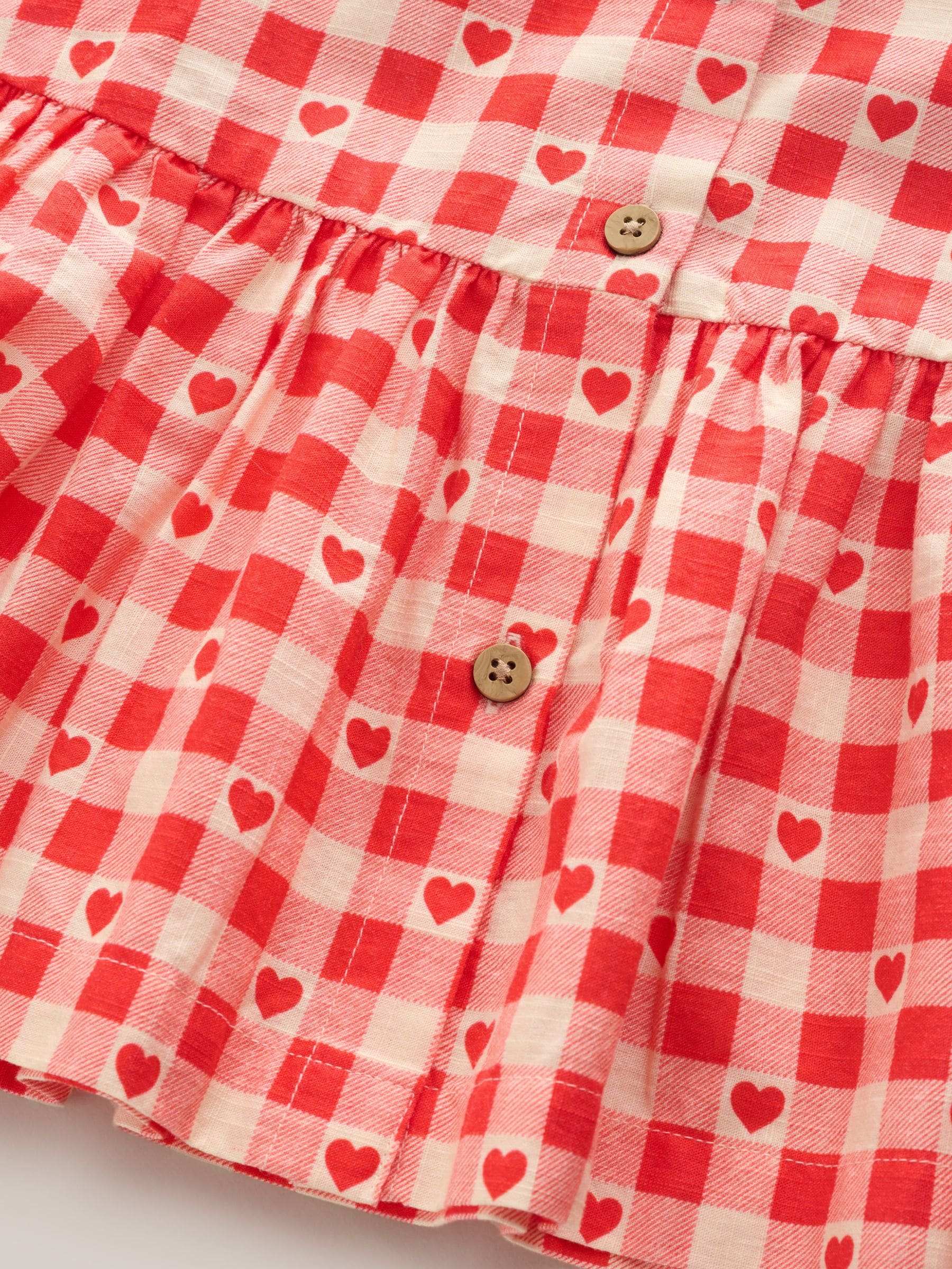 Dsiney Kidz - Red Heart Short Sleeve Cotton Dress (3mths-8yrs) image 8