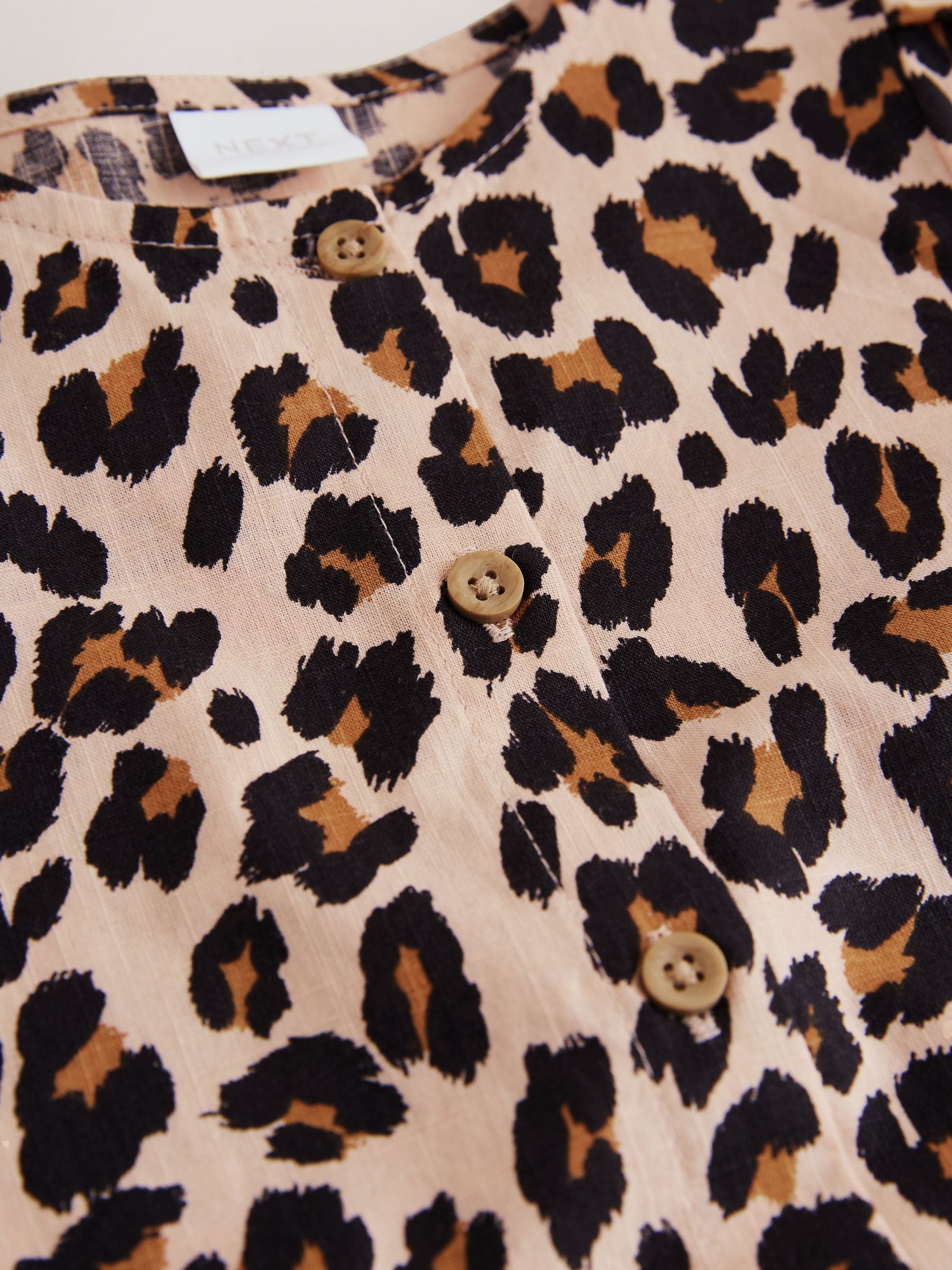 Animal Print Short Sleeve Cotton Dress (3mths-8yrs) image 8
