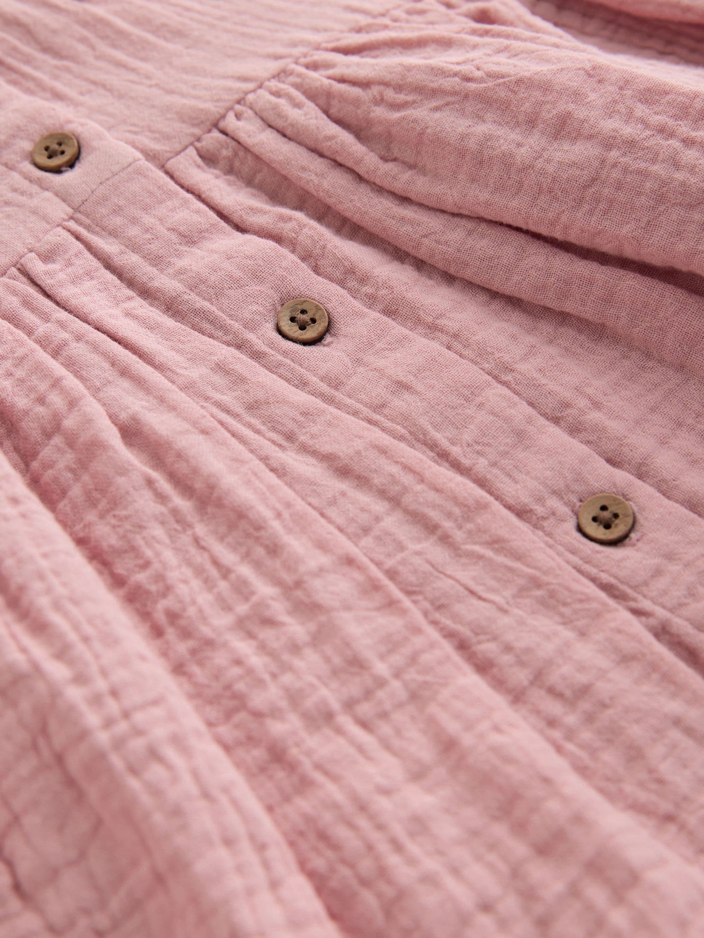 Blush Pink Textured Short Sleeve Dress (3mths-8yrs) image 8