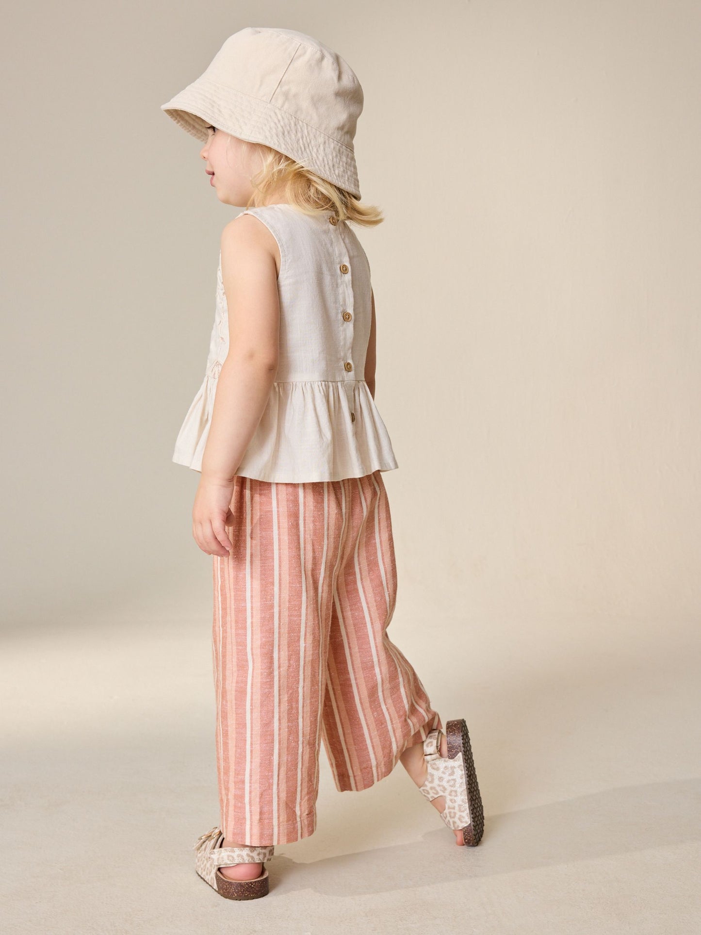 Neutral Embroidered Blouse And Trousers Co-ord Set (3mths-8yrs) image 2