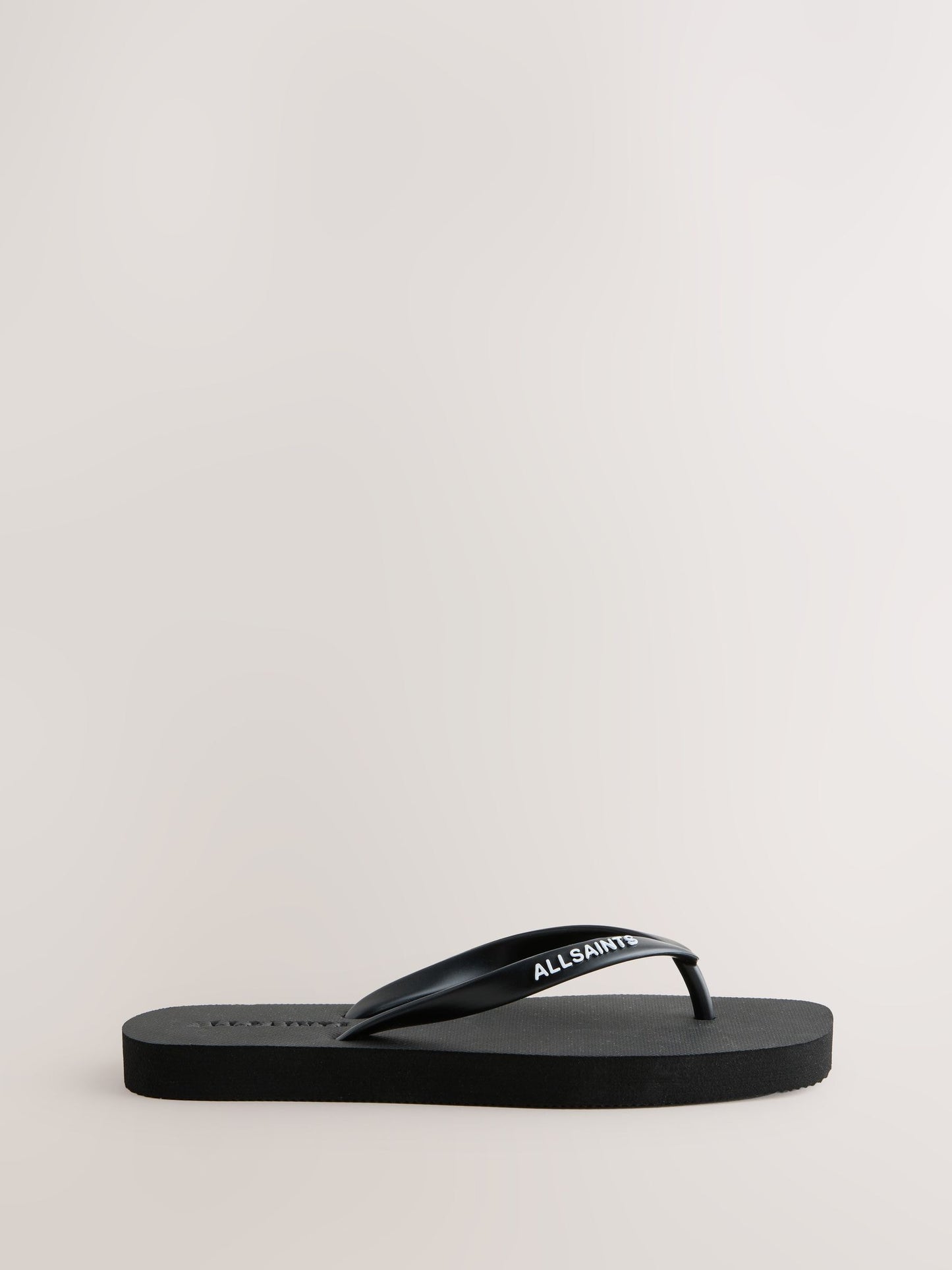 smALLSAINTS Black Square Toe Flip Flops image 2