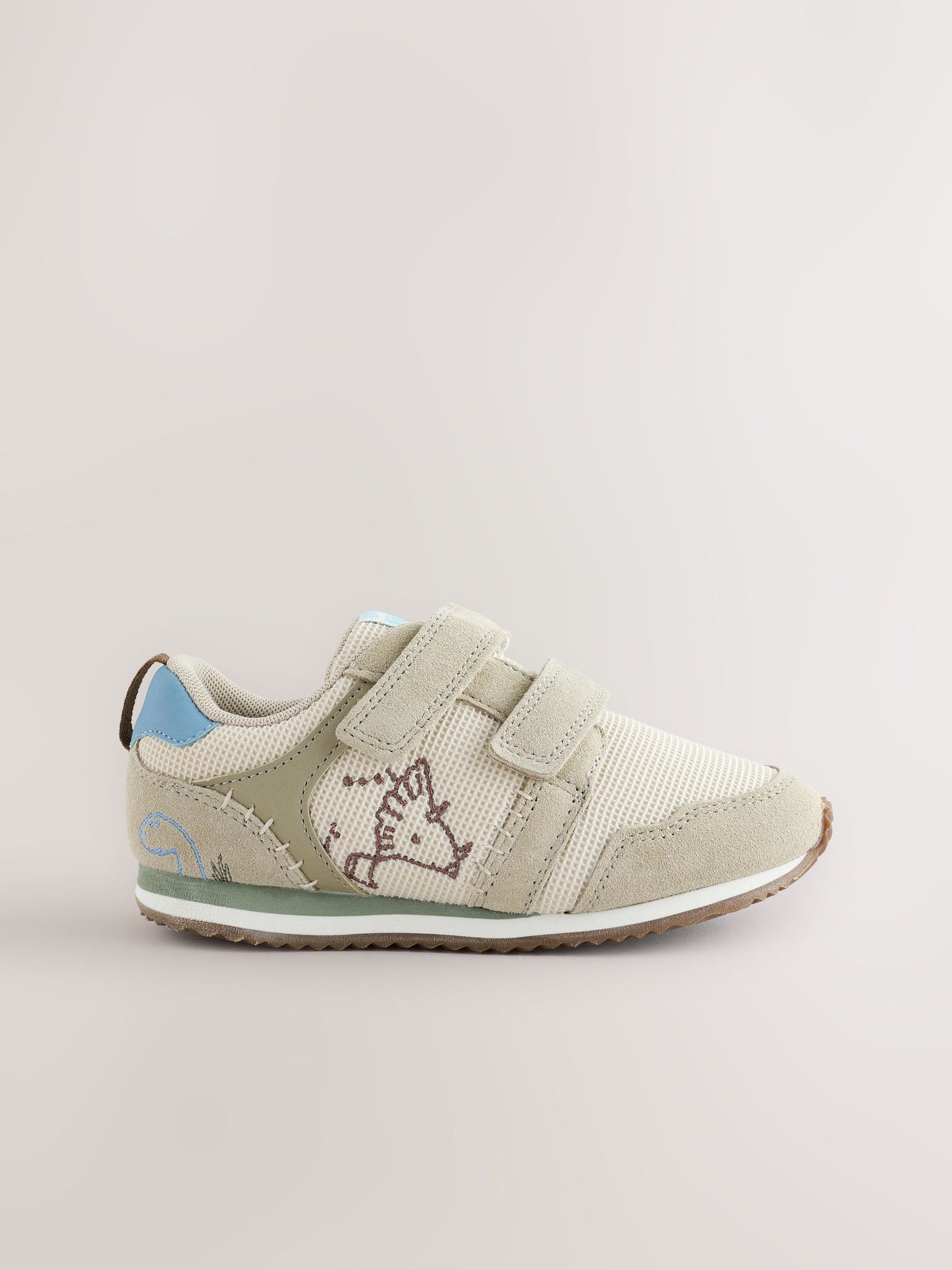 Neutral Dino Standard Fit (F) Two Strap Touch Fastening Trainers image 3