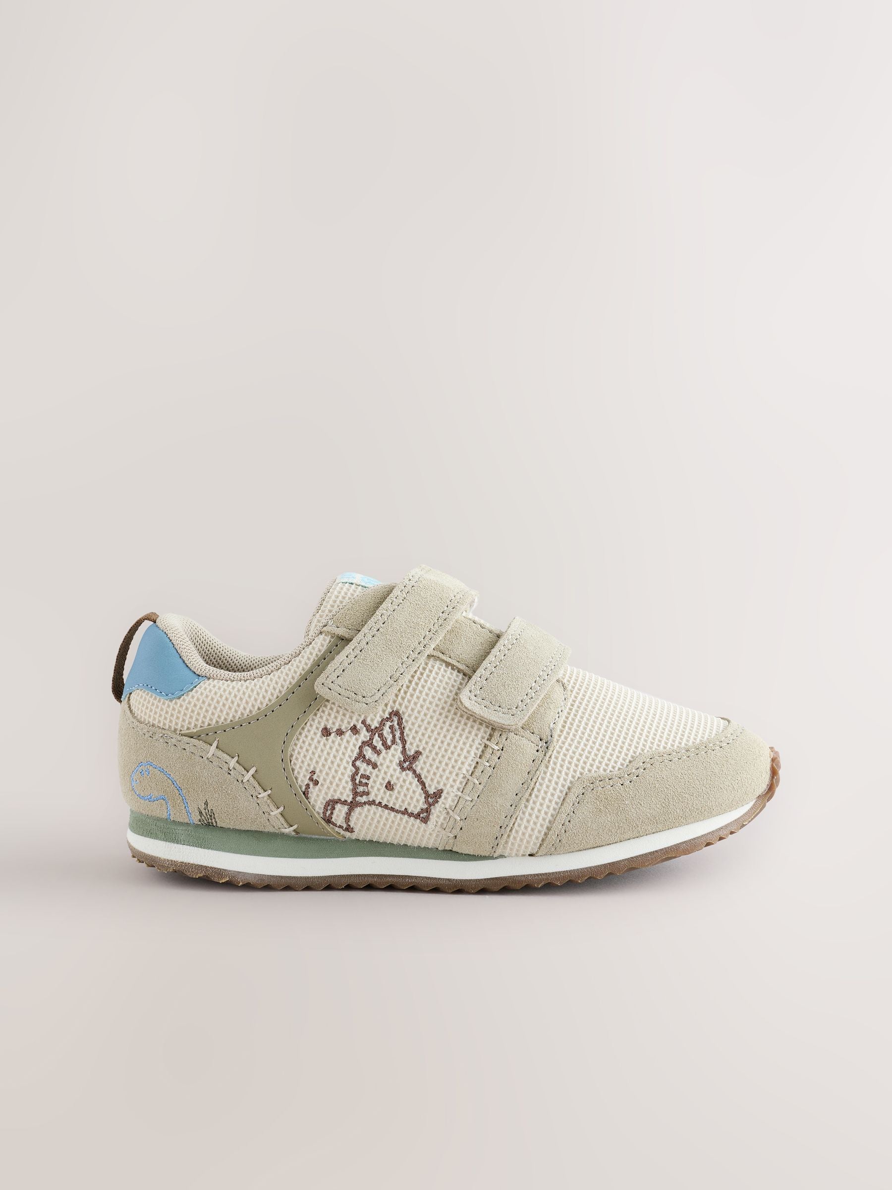 Neutral Dino Standard Fit (F) Two Strap Touch Fastening Trainers image 3