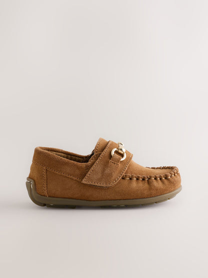 Tan Brown Snaffle Loafers image 2