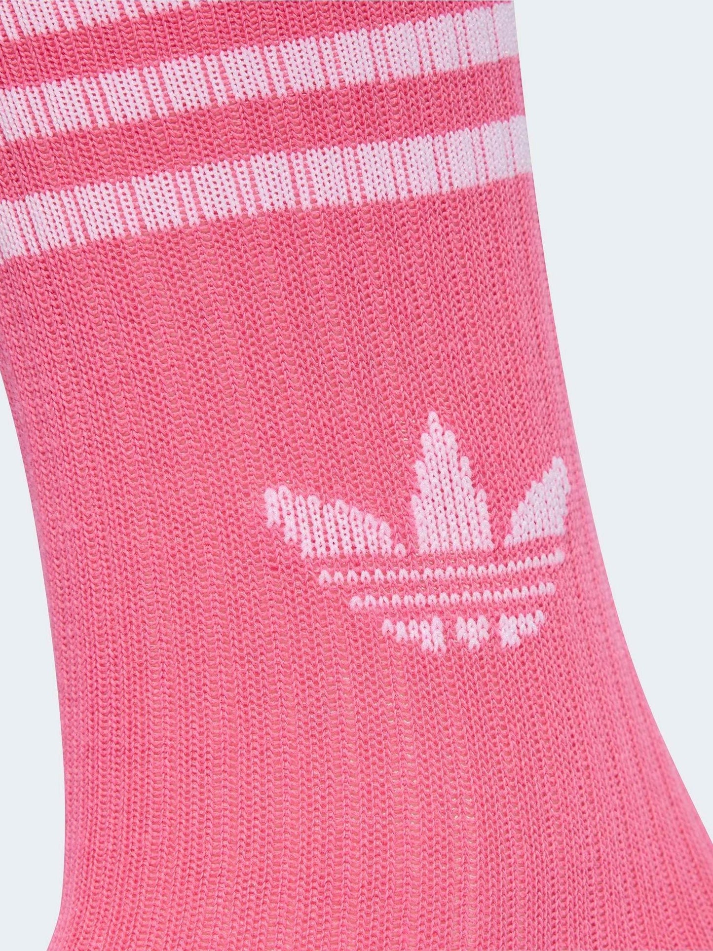 adidas White 6 Pack Kids 3-Stripe Crew Socks 6 Pack image 4