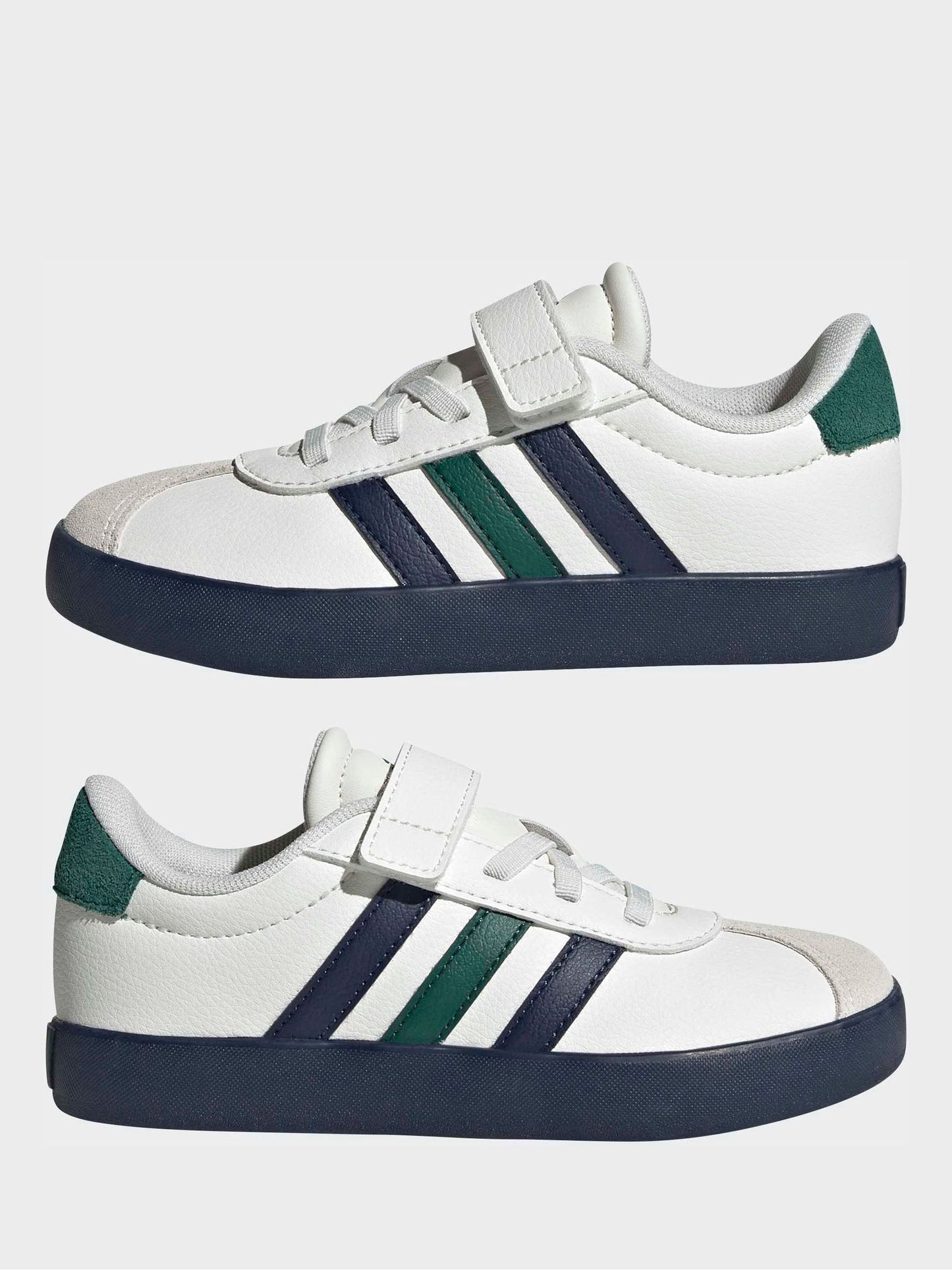 adidas White Vl Court 3.0 Trainers image 3