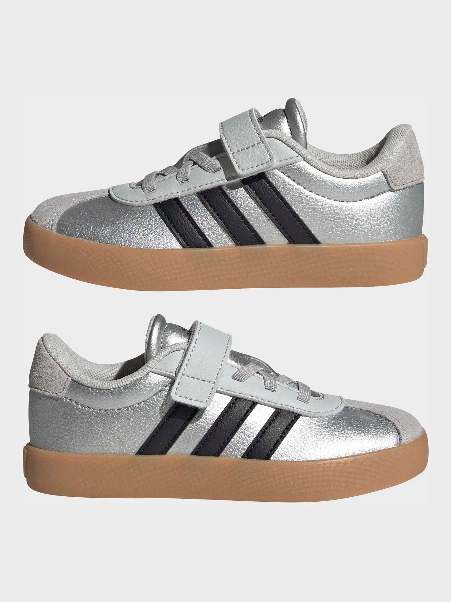 adidas Grey Vl Court 3.0 Trainers image 4