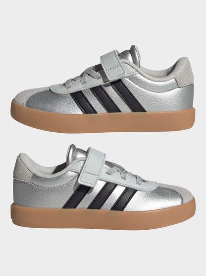 adidas Grey Vl Court 3.0 Trainers image 4