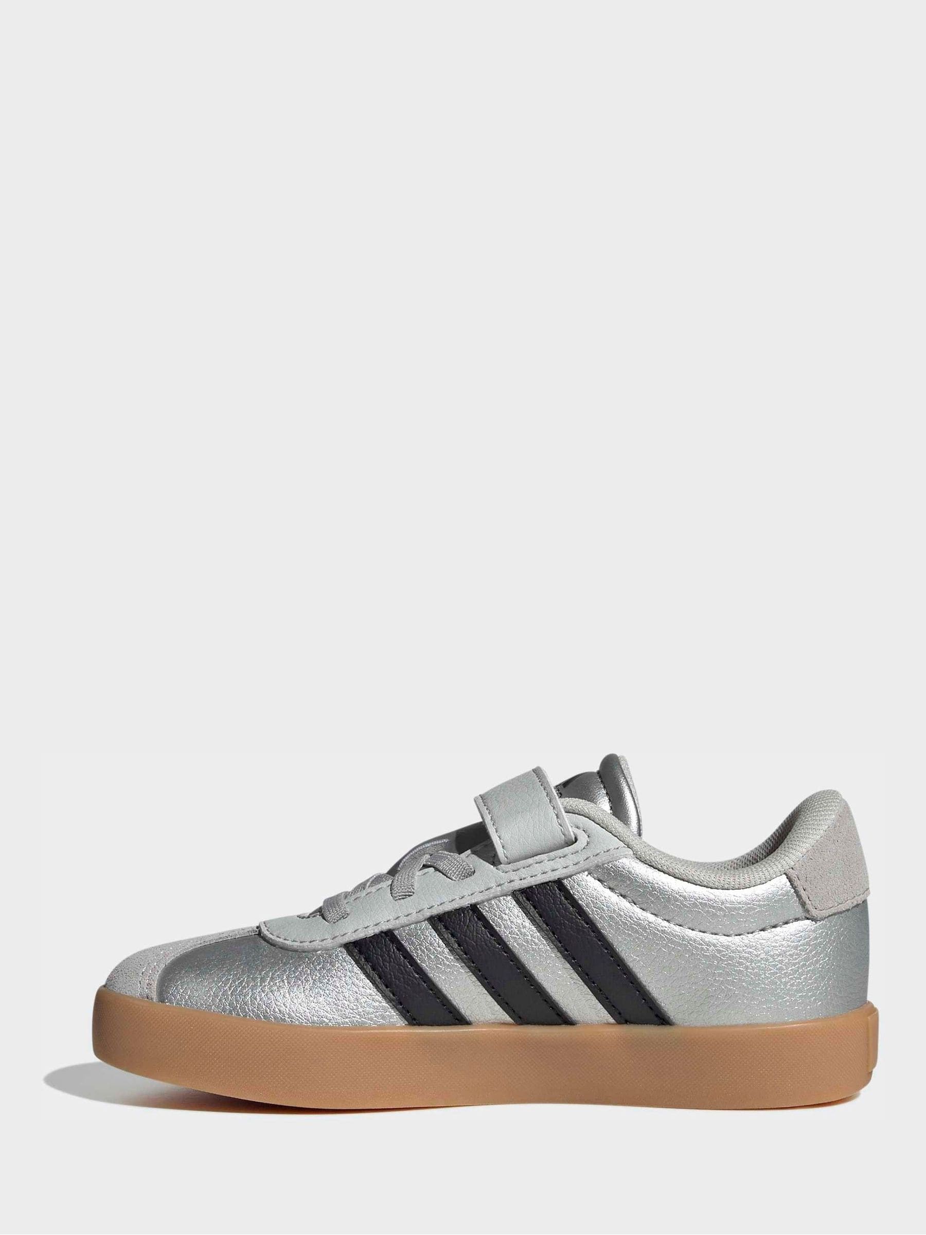 adidas Grey Vl Court 3.0 Trainers image 9
