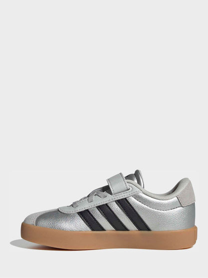 adidas Grey Vl Court 3.0 Trainers image 9
