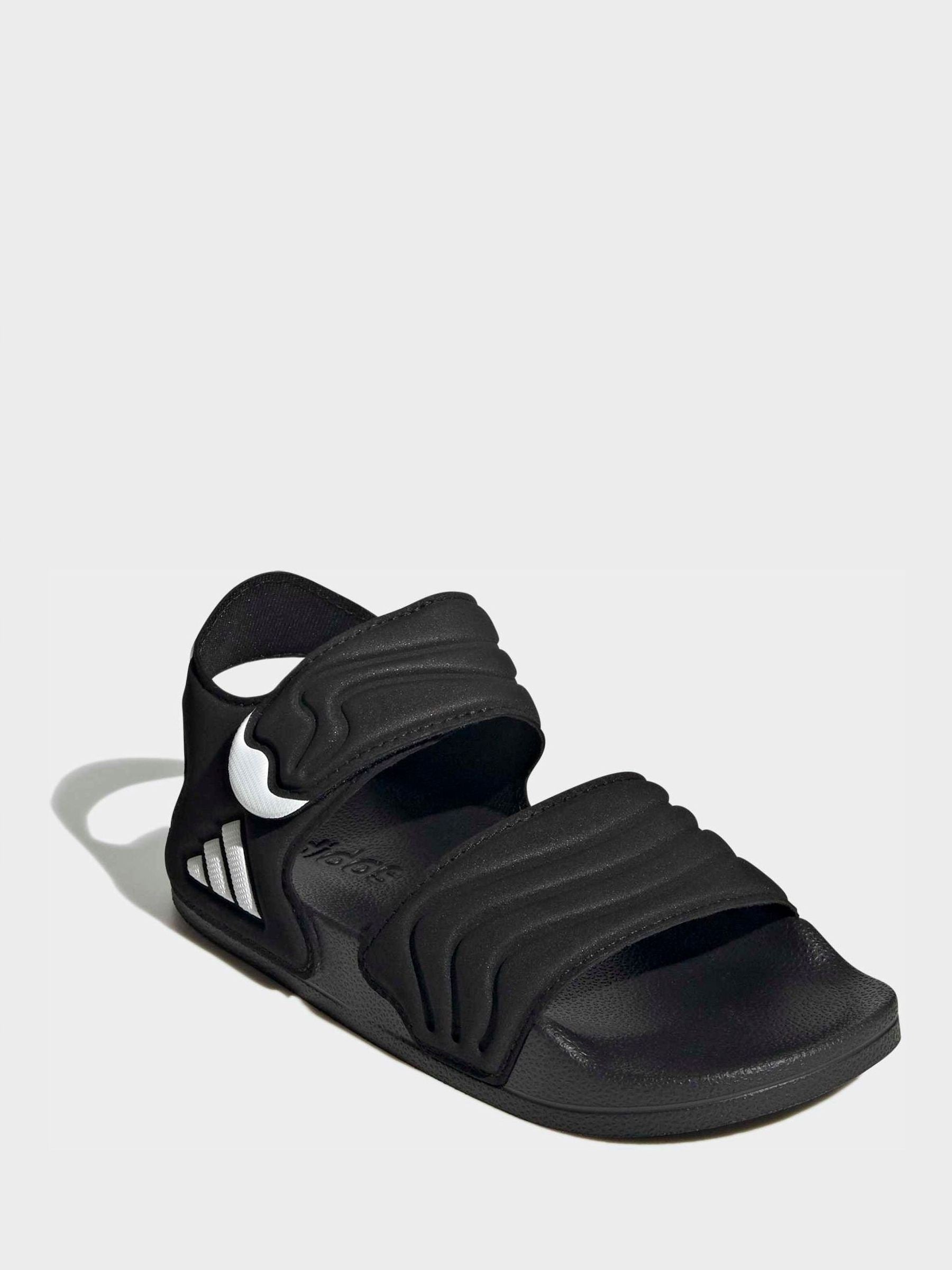 adidas Black adilette 3 Kids Slide Sandals image 1
